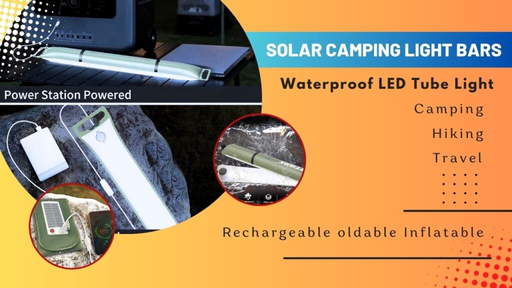 Solar Camping Lights Bars